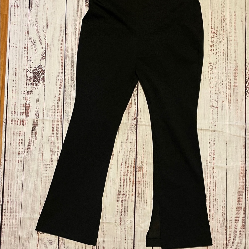 Express Black skyscraper high rise side zip